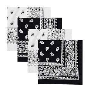 unisex soft breathable cotton paisley printed cowboy bandanasheadbandscarf multicolour_50cm x 50cm