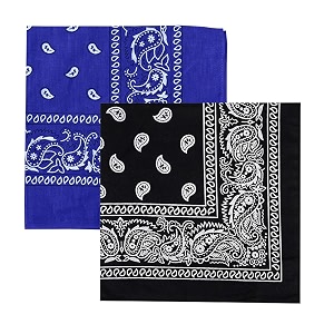 unisex soft breathable cotton paisley printed cowboy bandanasheadbandscarf multicolour_50cm x 50cm