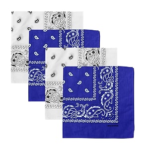unisex soft breathable cotton paisley printed cowboy bandanasheadbandscarf multicolour_50cm x 50cm