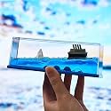 Car Interior Accessories Dashboard Decoration,Moving Titanic Liquid Wave Cruise Ship,Nautical Car Dashboard|Living Room|Office|Satisfying|Mind Calming|Smooth Movement