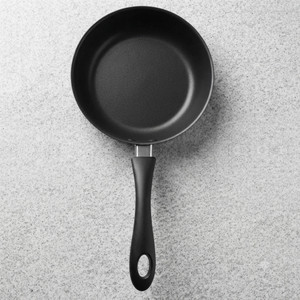 dikvelp 12cm mini non stick fry pan for egg omelette pancake with easy grip handle flat pan 125 cm diameter 03 l capacity stainless steel non-stick