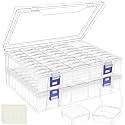 DILIBRA Bead Organizer Box, 92Pcs Small Bead Organizers and Storage