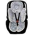 DILIMI Baby Car Seat Head and Body Support, 2-in-1 Infant Car Seat Insert, Soft Cushion for Car Seat, Stroller, Bouncers, Dinosaur