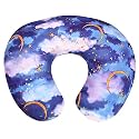DILIMI Nursing Pillow Cover Stretchy Removable Cover for Breastfeeding Pillows, Ultra Soft Comfortable Slipcover for Baby Girl and Boy, Moon
