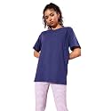 Dillinger Blue Graphic Oversized T-Shirt