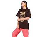 Dillinger Blue Graphic Oversized T-Shirt