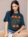 DILLINGER Women Graphic Print Round Neck Pure