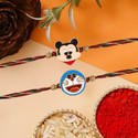 Dilurban Designer 2 Kids Rakhi Assorted Chawal Roli Pack Set (2 Rakhi For Kids)