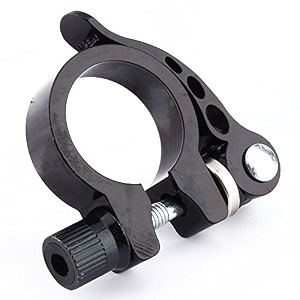 dilwe bike seat post clamp new alloy 318mm 349mm mountain bike cycling saddle seatpost clamps quick release