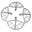 Dilwe Drone Propeller Guard for 2 Pro/ 2 Zoom, PV & ABS, Semi Enclosed Professional Drone Propeller Guard, Grey, 4 Pcs/Set Quick Release Propeller Blade Kit Drone Replacement