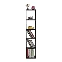 Dime Store Engineered Wooden Glossy finish Wall Mount Book Shelf ( Elegant Brown)