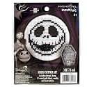Dimensions 72-76926 Disney Tim Burton's The Nightmare Before Christmas Jack Mini Beginner's Cross Stitch Kit, 3" Diameter, Multicolor, 5 Pieces