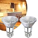 Dimmable PAR20 Halogen Flood Bulbs 39W 120V 2800K for Track Lights