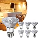 Dimmable PAR20 Halogen Flood Bulbs 50W 120V 2800K for Track Lights