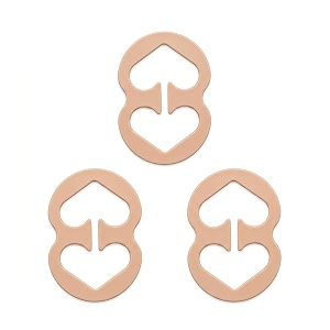 dimore razor clips bra strap - clips racer back conceal straps cleavage bra strap clip holder hook anti slip bra strap holder free size set of 3