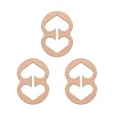 Dimore Razor Clips Bra Strap - Clips Racer Back Conceal Straps Cleavage, Bra Strap clip holder hook, Anti Slip Bra strap holder, Free Size (SET OF 3).