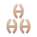 Dimore Razor Clips Bra Strap - Clips Racer Back Conceal Straps Cleavage, Bra Strap clip holder hook, Anti Slip Bra strap holder, Free Size (SET OF 3).