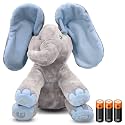 Dimple Kyle Elephant Stuffed Animal Toy, Animated Plush Singing Elephant