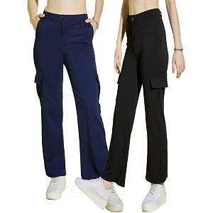 DIMPY GARMENTS Full Length Straight Fit Solid