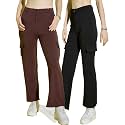 DIMPY GARMENTS Full Length Straight Fit Solid