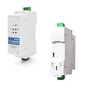Din Rail RS485 to Ethernet Converter Modbus RTU to TCP Modbus Gateway Transmit Data transparently Between TCP/IP and RS485 User-Defined Webpage USR-DR302