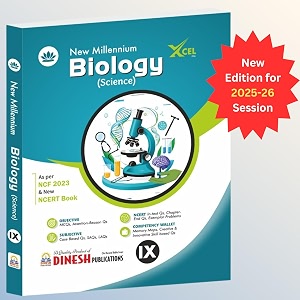 dinesh new millennium biology book for class 9 2025-2026 session  complete cbse syllabus with ncert solutions and exemplar problems