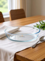 Dinewell Borosilicate Oval Glass Bakeware Dish 700