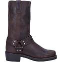 Dingo Mens Dean Harness Square Toe Pull On Motorcycle Casual Boots Mid Calf