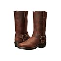 Dingo Mens Dean Harness Square Toe Pull On Motorcycle Casual Boots Mid Calf