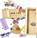 Dinine Craft Artificial Flower, Soft Toy Gift Set