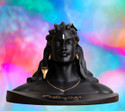 Dinine Craft Handcrafted Adiyogi Shiva Statue for home decor|God idols for car dashboard Decorative Showpiece  -  8 cm (Polyresin, Black)