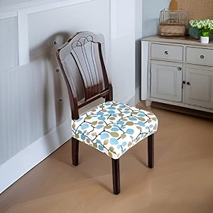 dining chair seat cover set of 4 seater pcs are easily washable stretchable and comfortable for dining room home decor slip cover universal size 4 seat covers aqua
