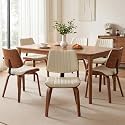 Dining Chairs Set of 6 Mid Century