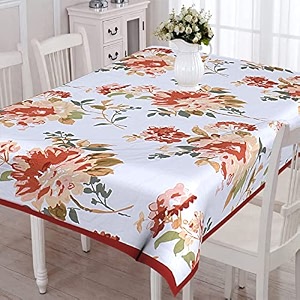 dining table cover 6 seater 60 inches x 90 inches cotton table cloth for 6 seater dining tablemagenta with pipingrectangular