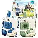 Dino Walkie Talkies for Kids,Dinosaur Toys for Kids 3-5-7,Toddler Kids Toys 2 Pack Birthday Gifts for 3 4 5 6 7 8 9 Year Old Boy Girls Toy for 3-12 Boys Outdoor Game,Easter Christmas Stocking Stuffers
