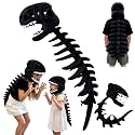 Dinosaur Skeleton Costume, 3D Wearable Plush Skeleton for Halloween Cosplay