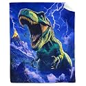 Dinosaurs T-rex Blanket Gift for Boy Girl,Dinosaurs Plush Blanket Decor