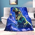 Dinosaurs T-rex Blanket Gift for Boy Girl,Dinosaurs Plush Blanket Decor