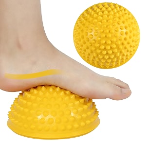 dioche hedgehog balance pods spiky foot massage half ball balance pods for kids adults sports foot massage stability training