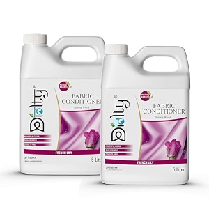 fabric conditioner after wash liquid fabric softener super saver offer pack  softness shine amp long lasting freshness non toxic 10 liter french lily