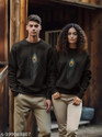 dione fashion Couple Printed Round Neck Pure