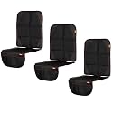 Diono Ultra Mat 3-Pack Complete Back Seat Upholstery Protection from Child Car Seats and Pets, Crash Tested, Premium Ultra Thick Padding, Durable, Water Resistant, Anti-Slip, 3 Mesh Storage Pockets