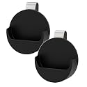 Dip Can Holder for Car, SExpression artistique ff Visor, Black Cigarette Bag Case with Secure Closure Lightweight Portable Clip Non-Slip Compact Storage Holster Truck Fit All Vehicle (2)