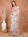 DipDiya Floral Print Kota Doria Pure Cotton