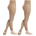 DIPUG 1/2/3 Pairs Girls' Convertible Ballet Tights/Soft Dance Tight