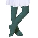 DIPUG Ballet Tights for Girls - Thick Soft Footed Dance Tights for Toddlers and Kids