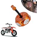 Dirt Bike Gas Cap,Motorcycle Gas Fuel Tank Cap with Breather Valve Universal CNC for SSR Taotao Apollo 125 110 Coolster Raptor Peace 50 70 80 90 110 150 DB10 DB14 SDG107 Pit Dirt Bike ATV Orange