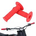 Dirt Bike Handlebar Grips 7/8" Rubber Handle Grips Universal for Sur Ron Surron LBX Talaria Sting R MX3/R MX4 MX5 Talaria X3 XXX E-Ride Pro SR S SS 2.0 3.0 Ventus One Electric Dirt Bike Red