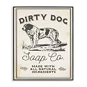 Dirty Dog Soap Vintage Sign, 11 x 14 Inch Framed Giclée Print