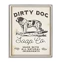 Dirty Dog Soap Vintage Sign, 16 x 20 Inch Framed Giclée Print
